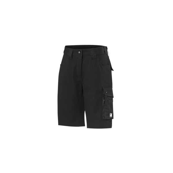 Damen-Bermuda-Hose 65L06 schwarz
