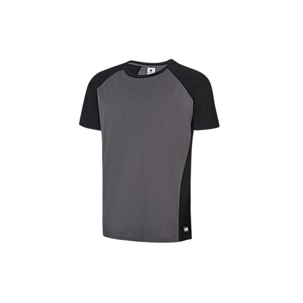 T-Shirt 74620 graphitgrau/schwarz
