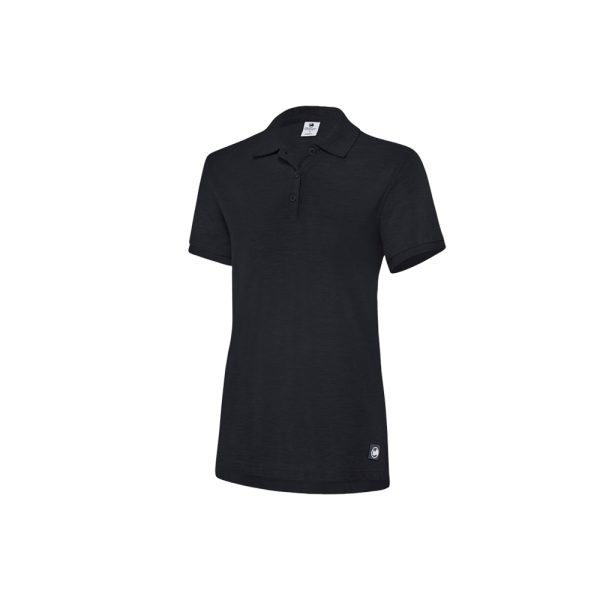 Damen-Polo-Shirt 76658 schwarz