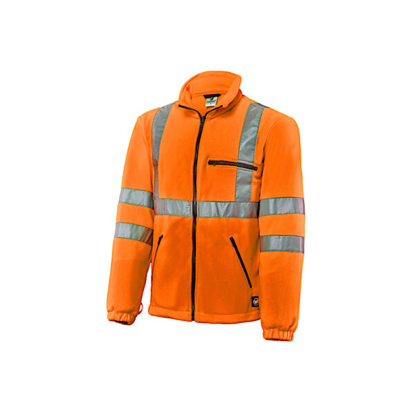 HIVIS-Fleecejacke 95D11 warnorange